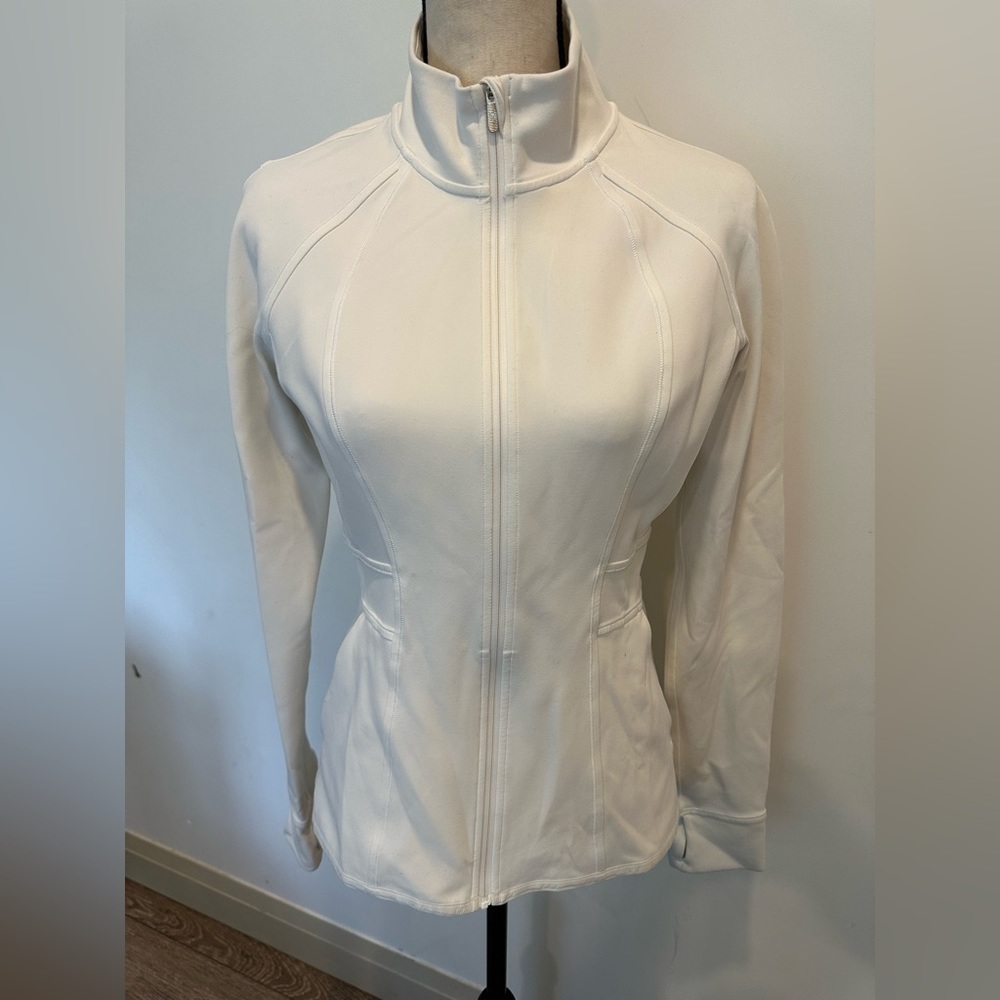 Lululemon cream jacket zip front